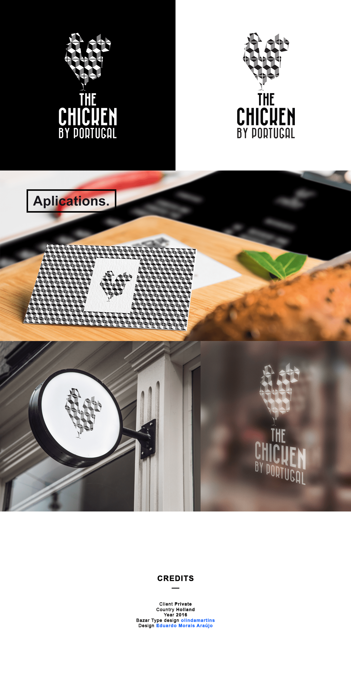 The Chicken logo & credits