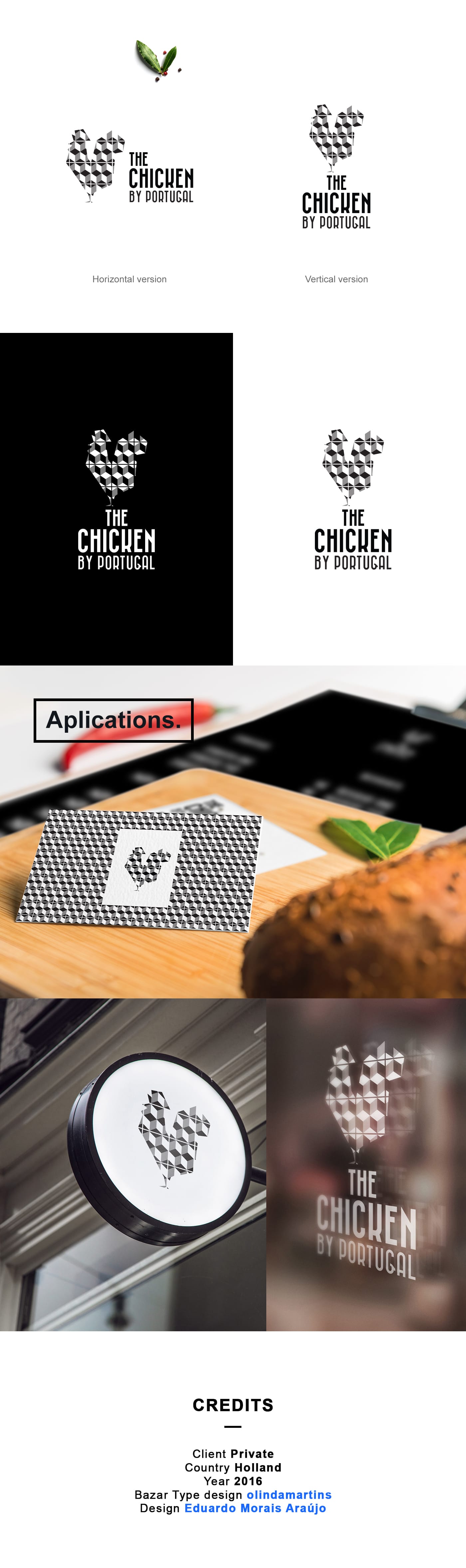 The Chicken logo & credits for mobile