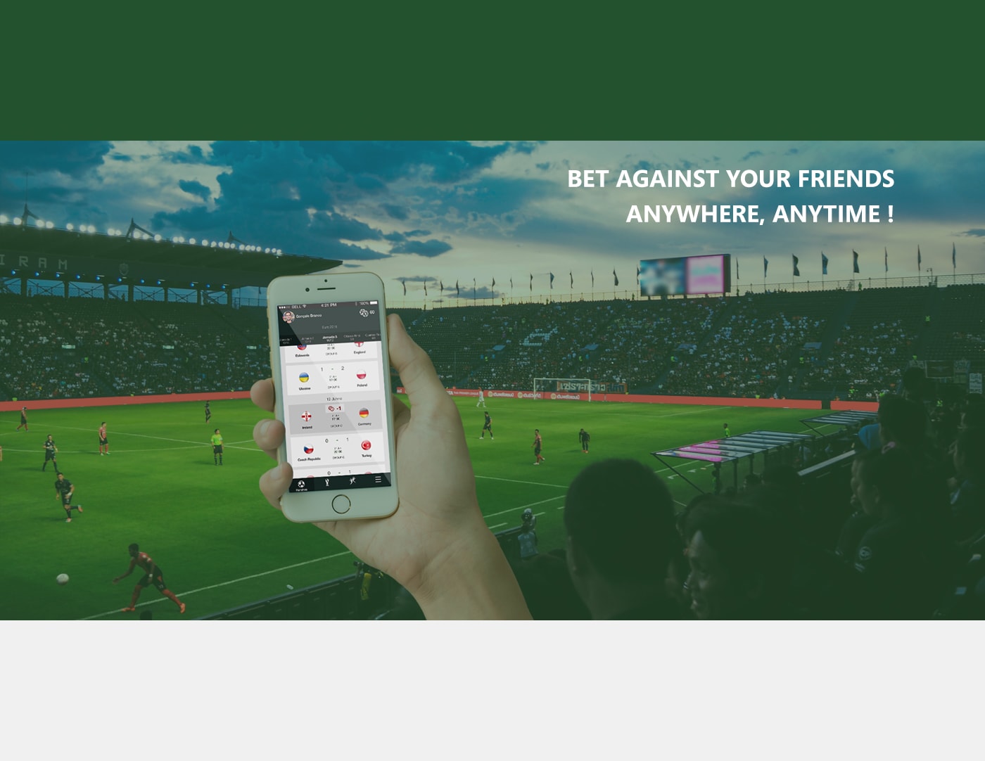 Football Betting Mobile App project image