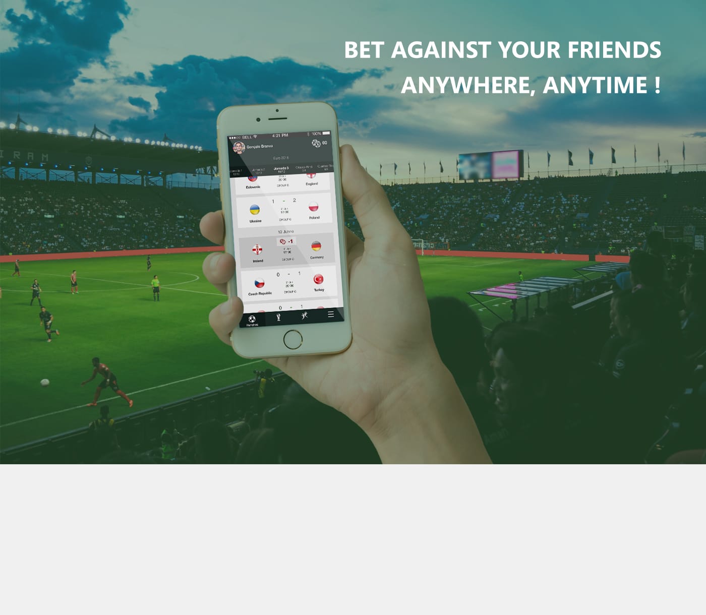 Football Betting Mobile App project image