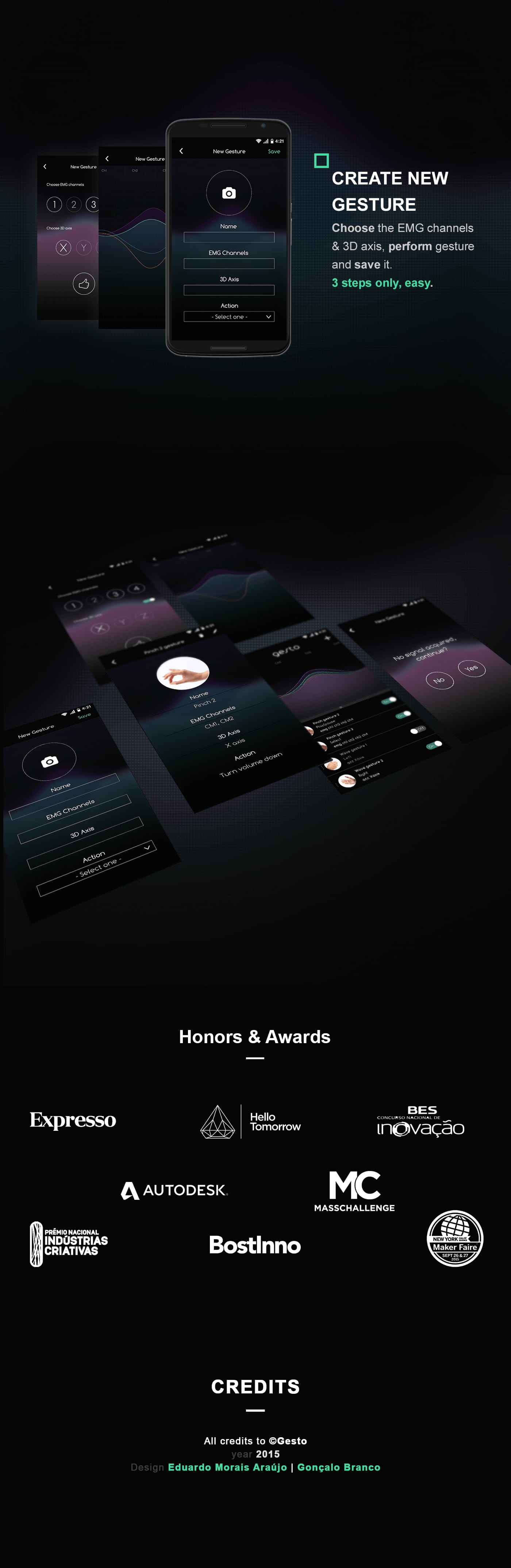 Gesto Gesture Control Mobile App project image