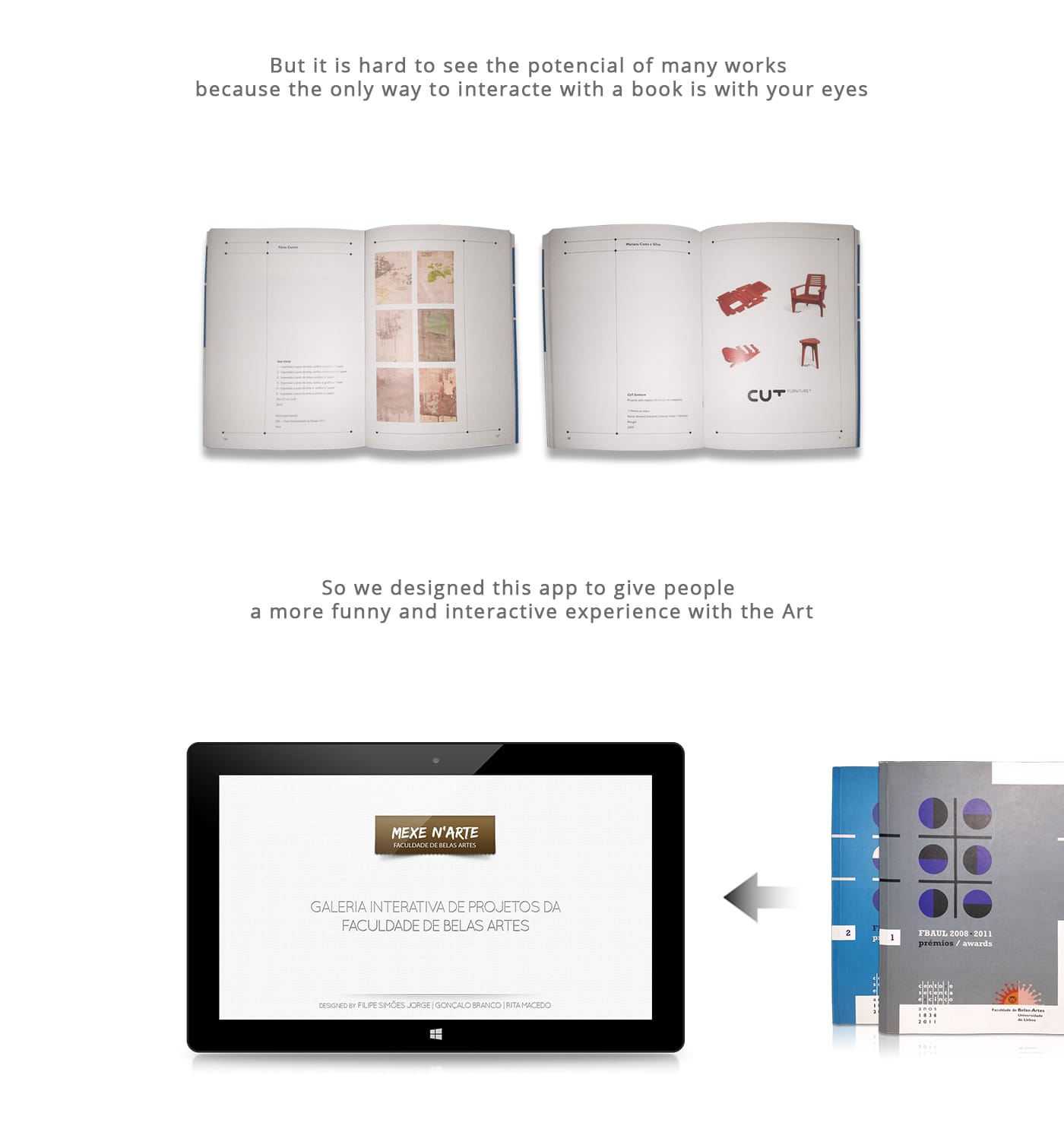 Mexe N'Arte Interactive Book Tablet App project image