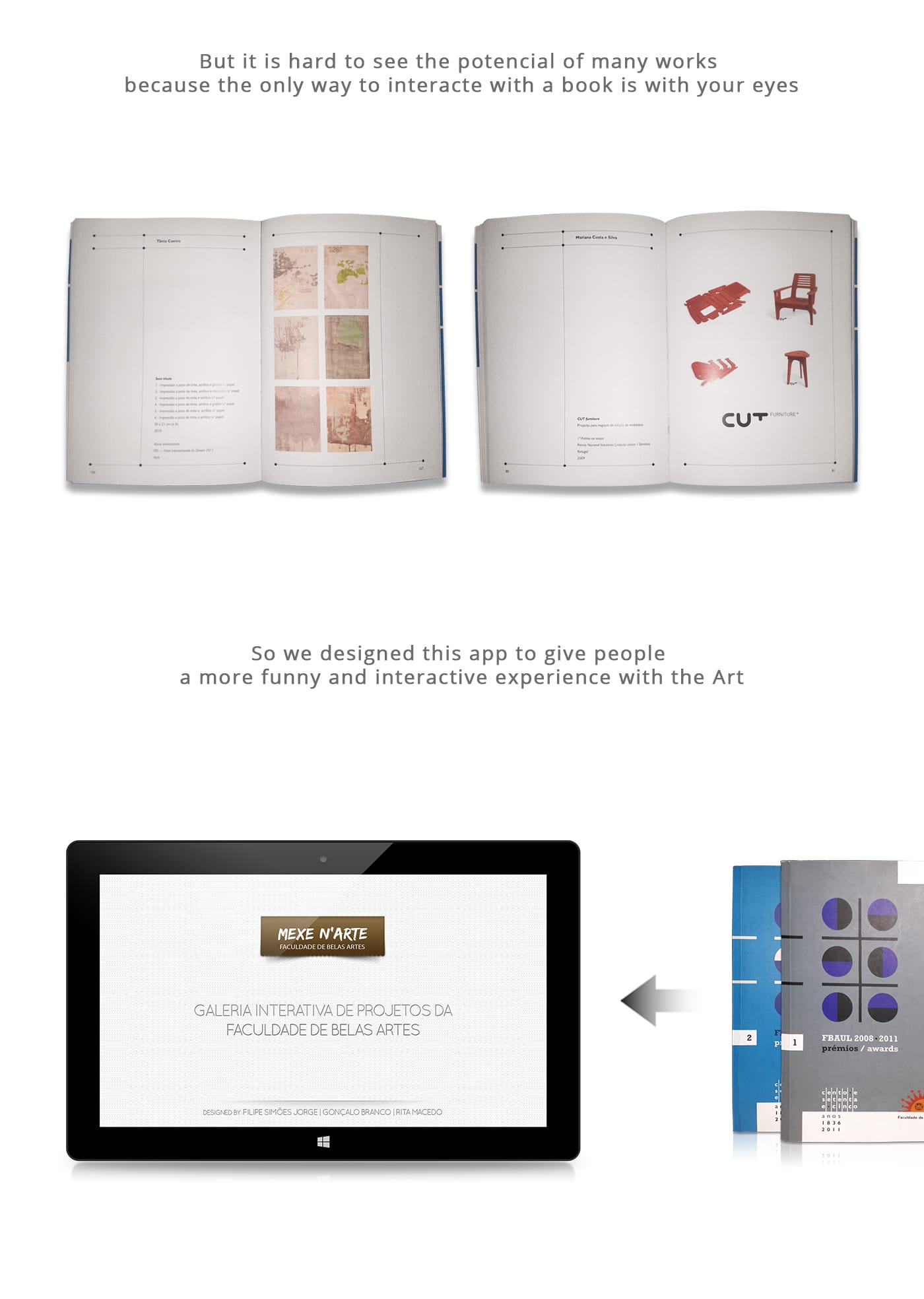 Mexe N'Arte Interactive Book Tablet App project image