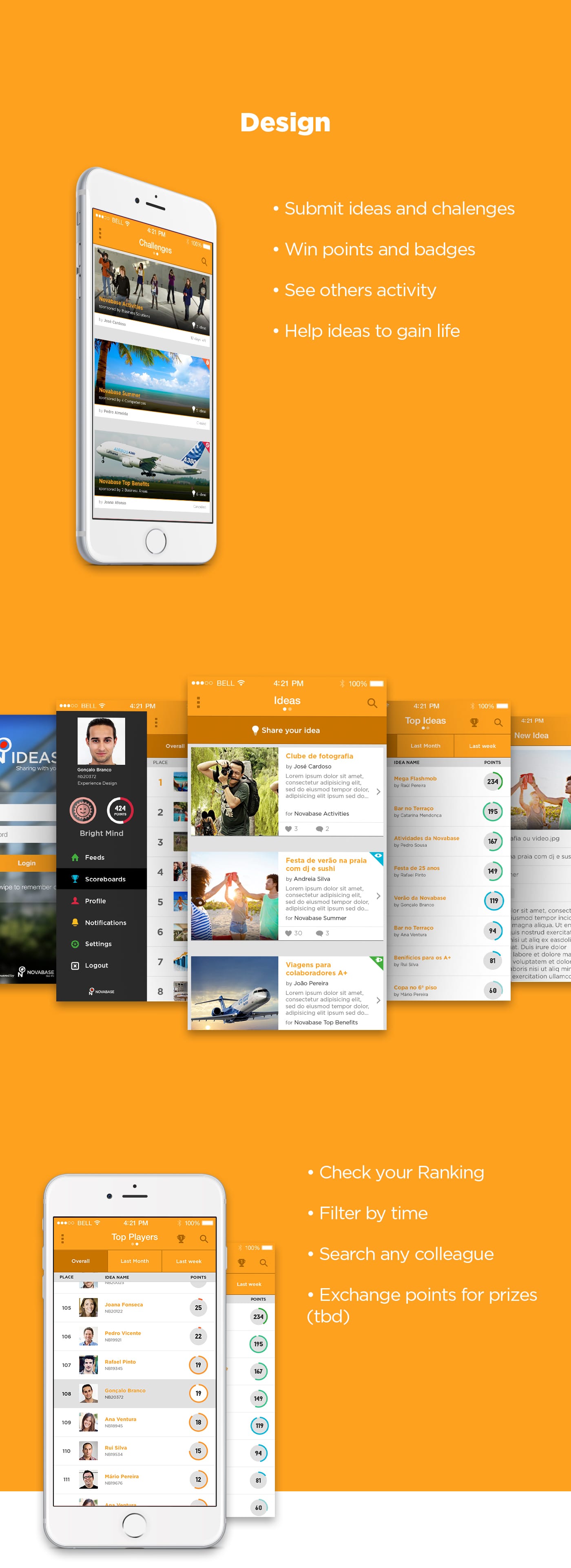 Nideas Gamification Mobile App project image