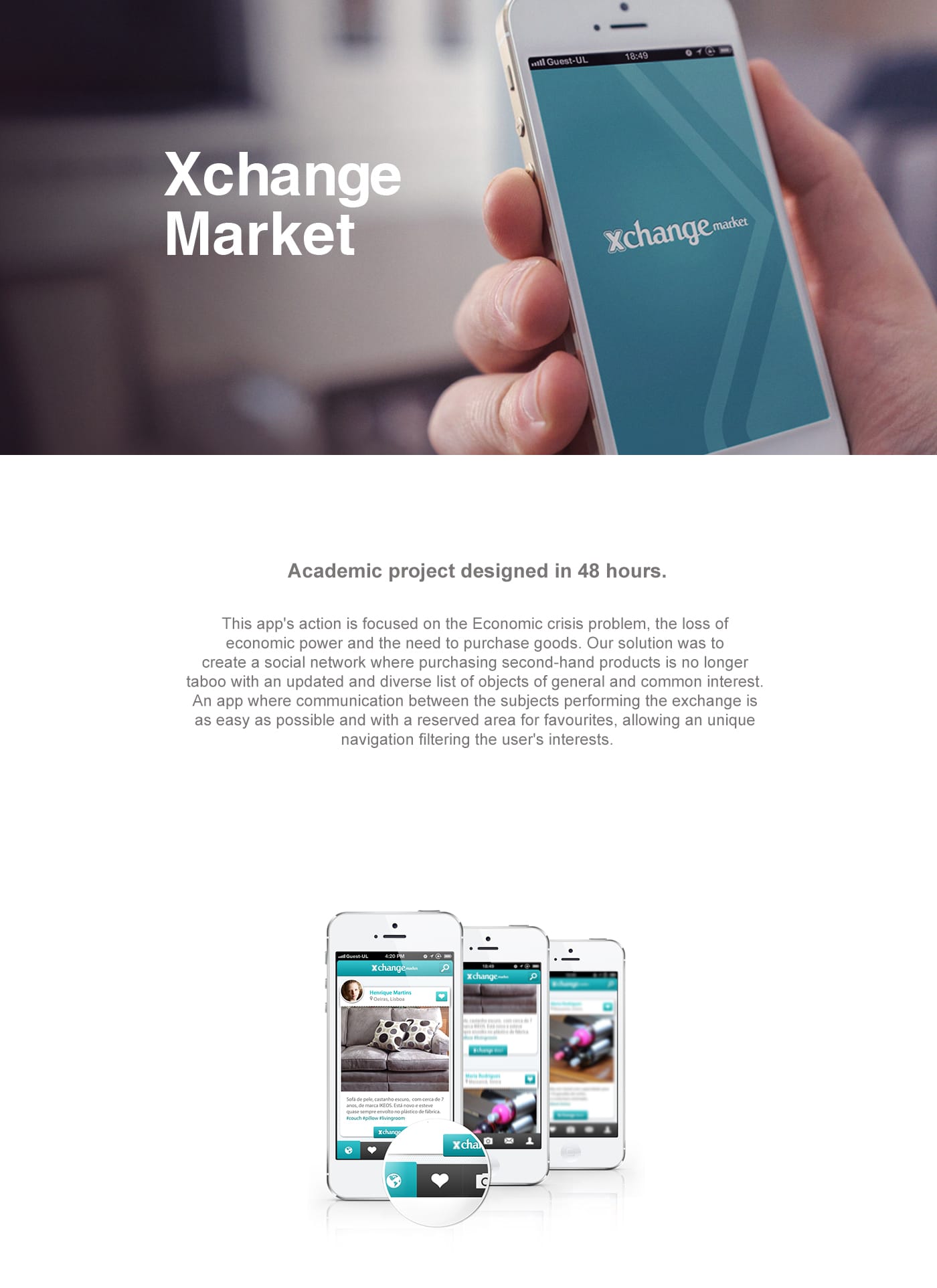 Xchange Market Mobile App project image