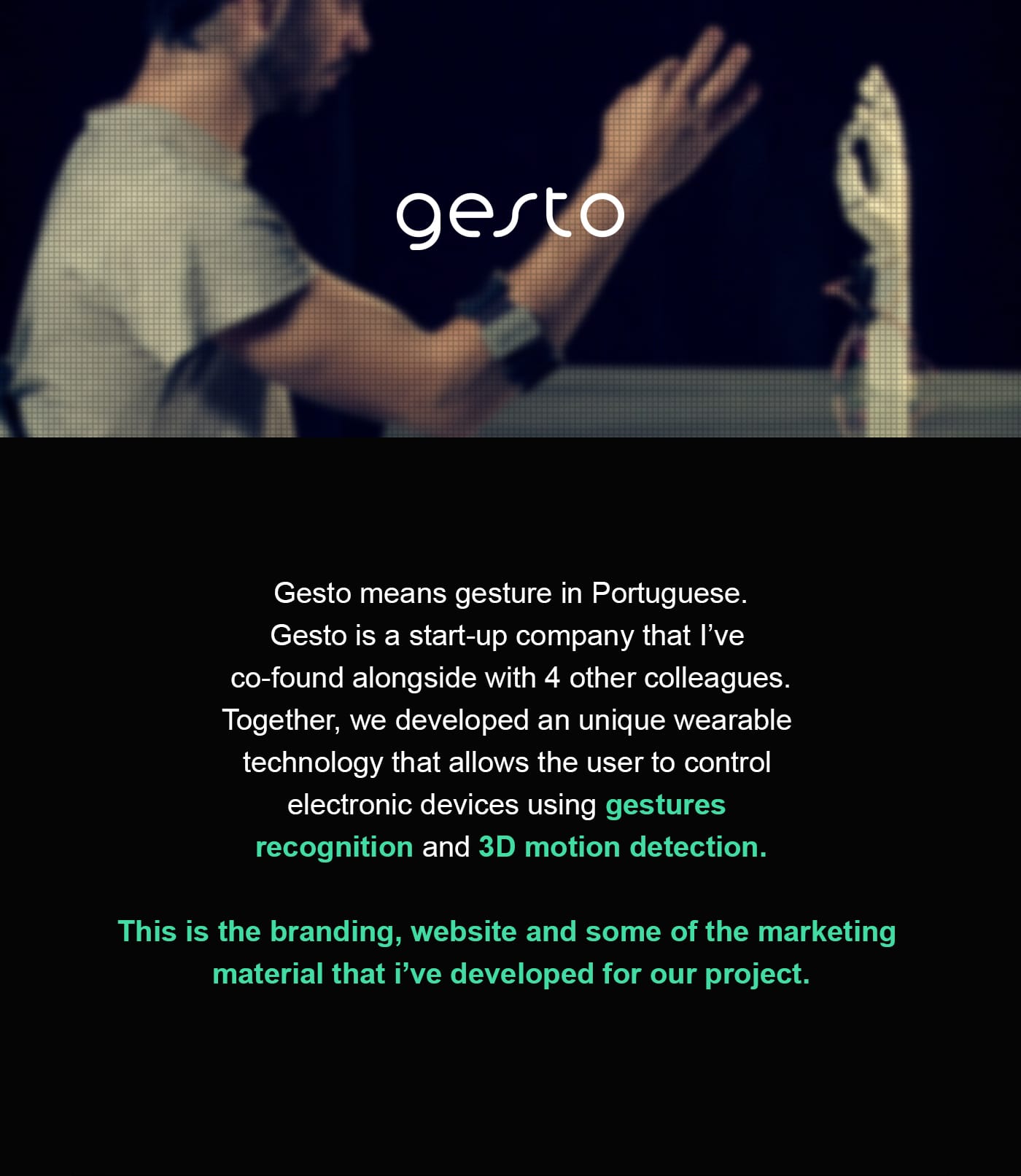 Gesto Brand & Website project image