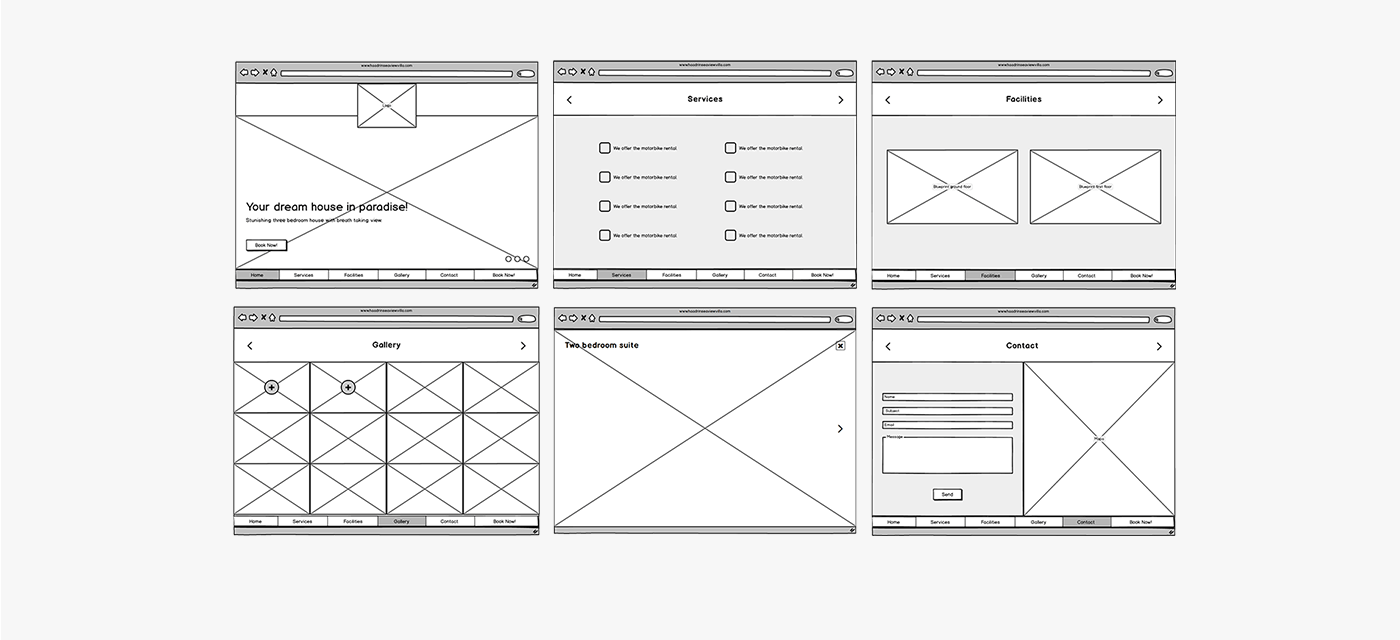 Haadrin Seaview Villa User experience for desktop