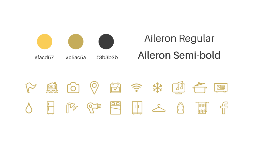 Haadrin Seaview Villa UI elements for mobile