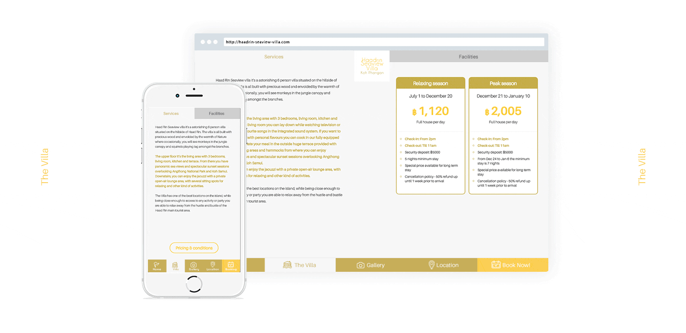 Haadrin Seaview Villa The Villa for desktop