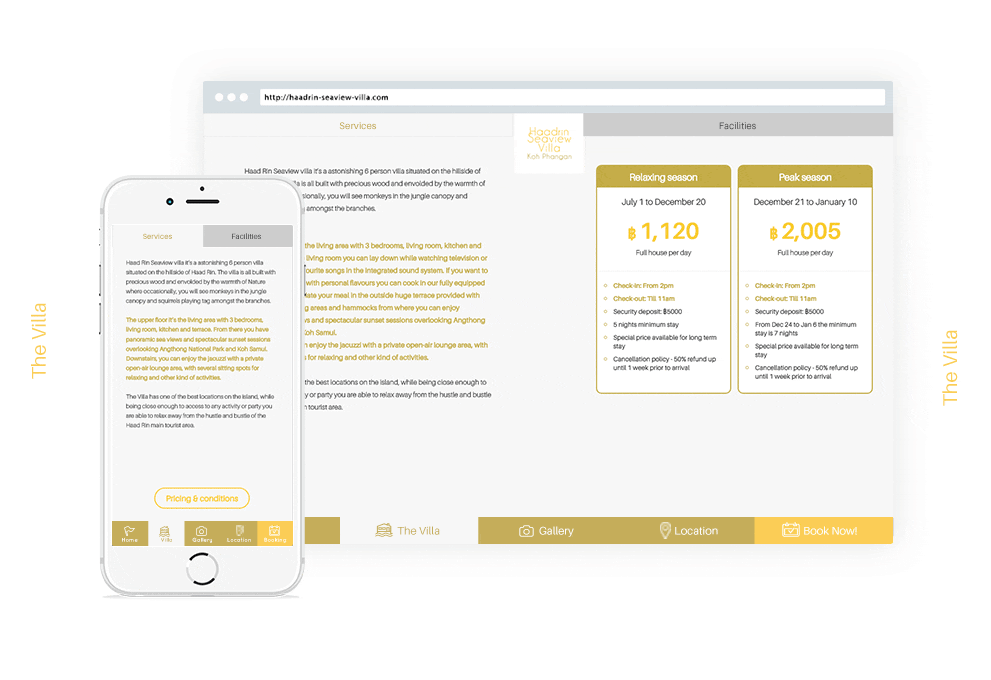 Haadrin Seaview Villa The Villa for mobile