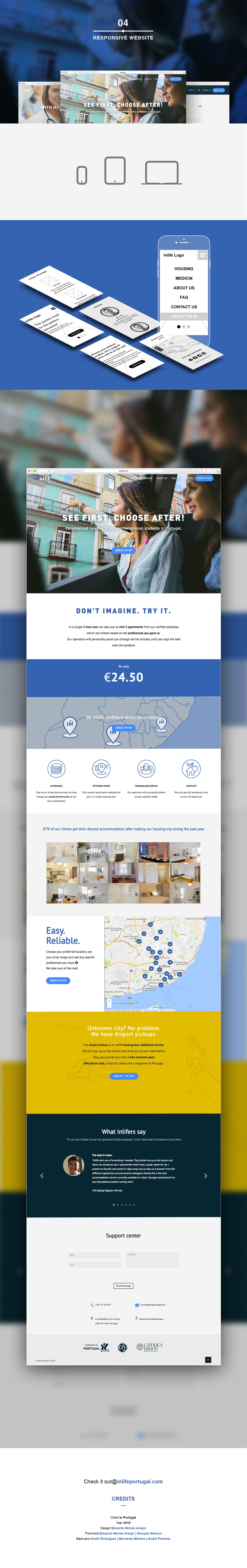 In Portugal Brand & Website project image