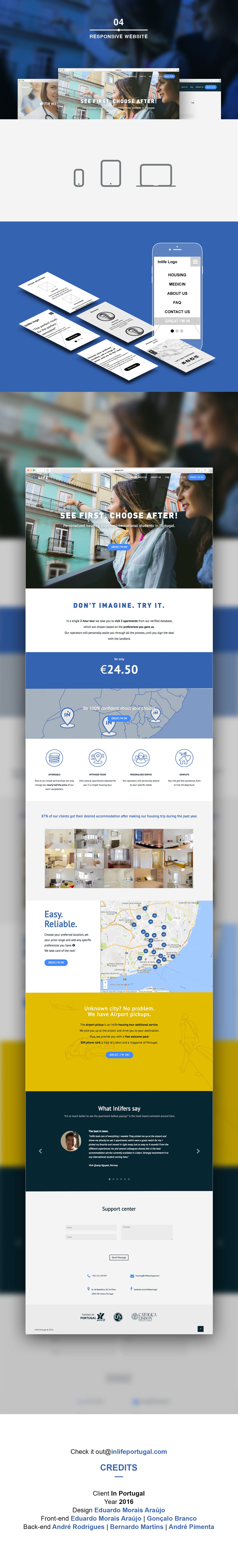 In Portugal Brand & Website project image