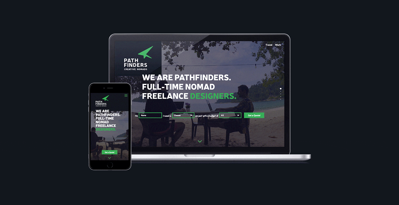 Pathfinders Final Website for desktop